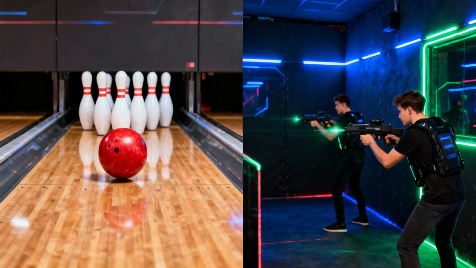 Comment choisir entre bowling et laser game pour votre sortie