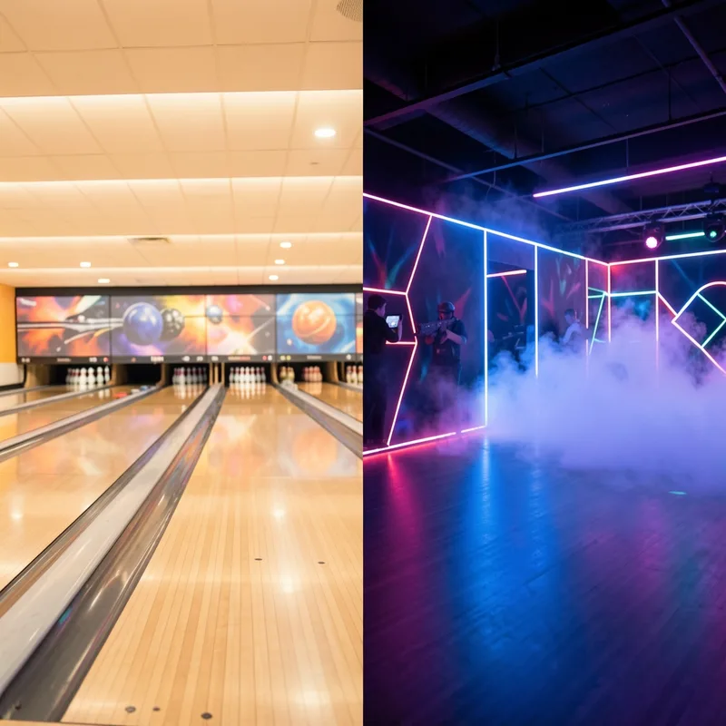 Bowling et laser game : enchaîner les deux en une sortie