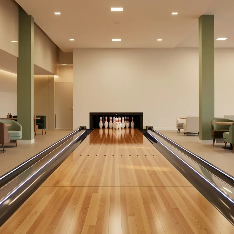 Normes et dimensions d'une piste de bowling à Thiers
